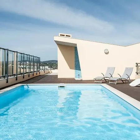 Oceanview Luxury Amazing Views And Pool Apartment Olhao Exterior photo